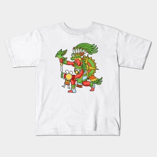 Aztec God of the Sun - Tonatiuh Kids T-Shirt